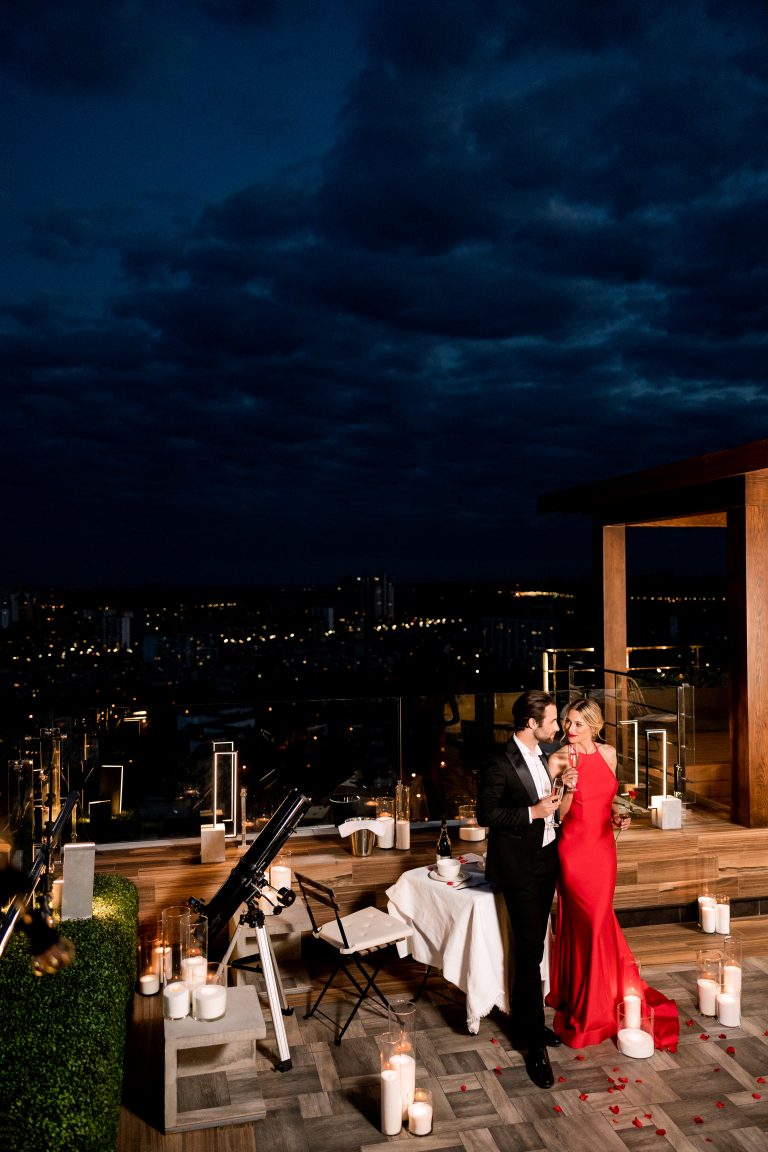 Романтична вечеря на даху у Києві romantic.ua
