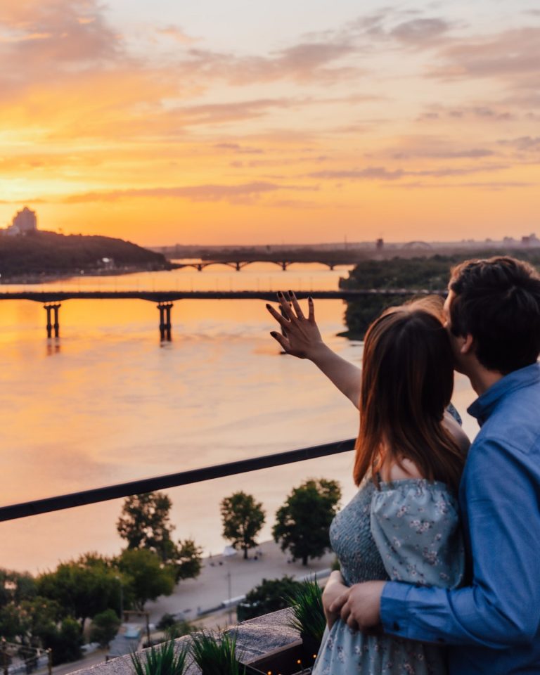 Романтична вечеря на даху у Києві romantic.ua