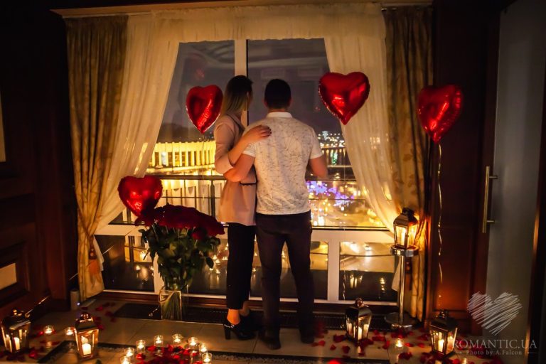 Романтична вечеря на даху у Києві romantic.ua