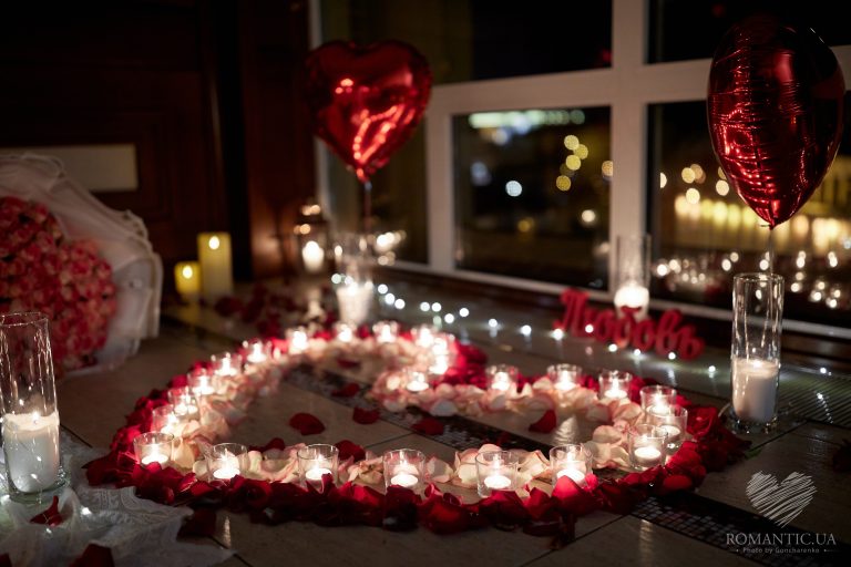 Романтична вечеря на даху у Києві romantic.ua