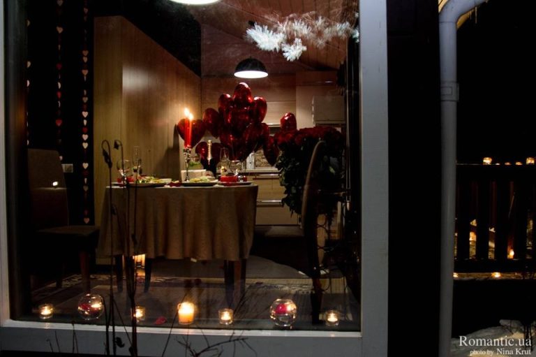 Романтична вечеря на даху у Києві romantic.ua