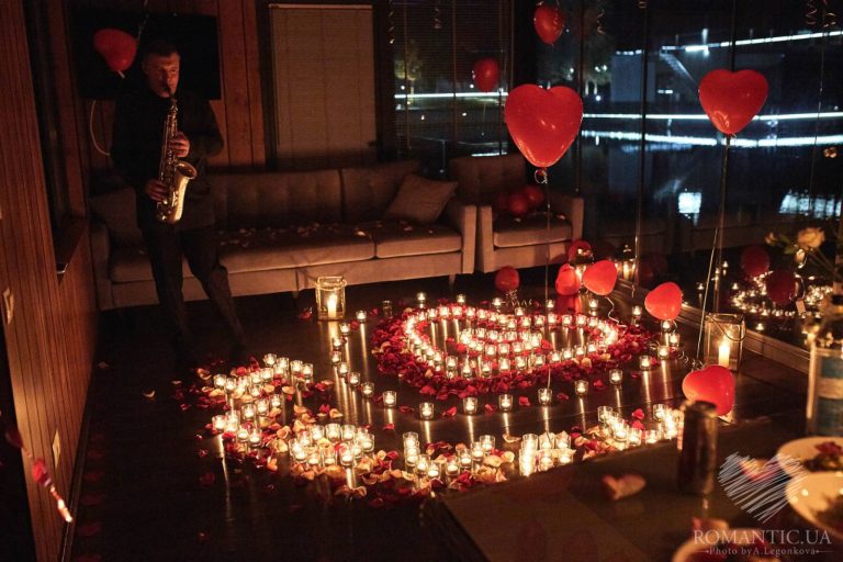 Романтична вечеря на даху у Києві romantic.ua