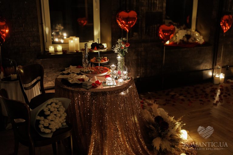 Романтична вечеря на даху у Києві romantic.ua