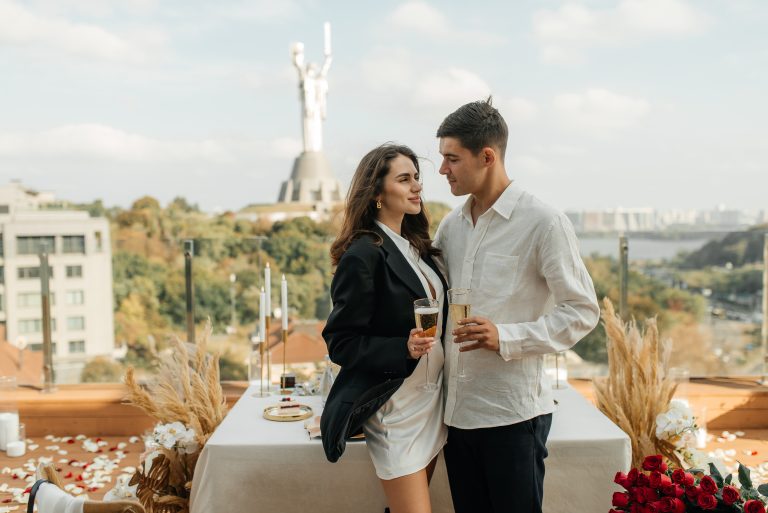 Романтична вечеря на даху у Києві romantic.ua