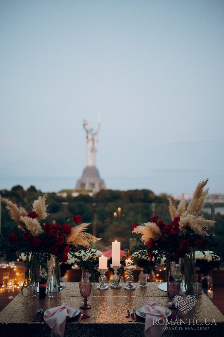 Романтична вечеря на даху у Києві romantic.ua
