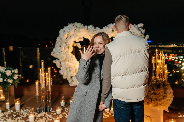 Романтична вечеря на даху у Києві romantic.ua