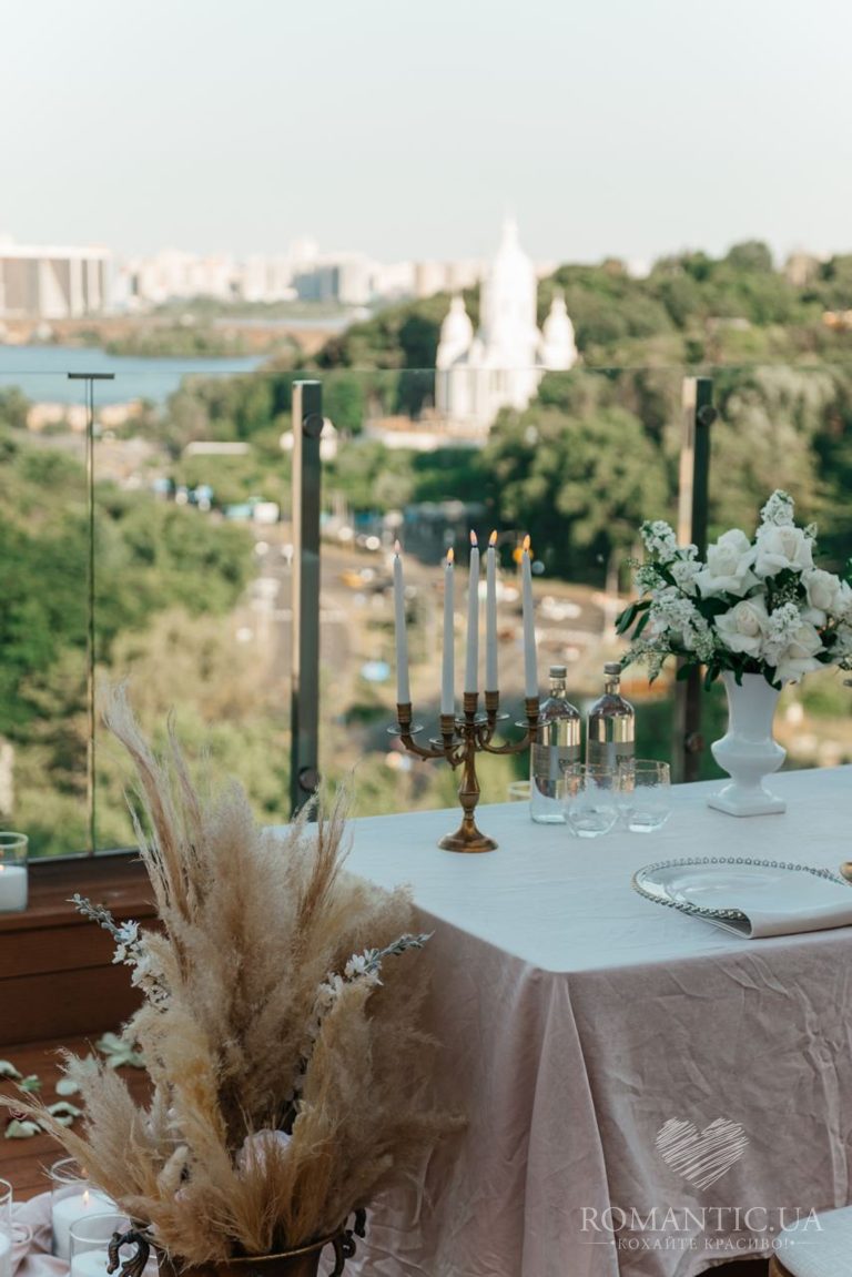 Романтична вечеря на даху у Києві romantic.ua