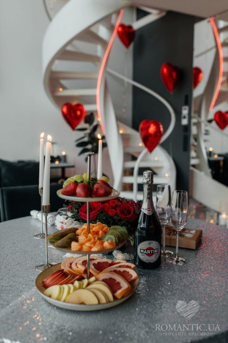 Романтична вечеря на даху у Києві romantic.ua