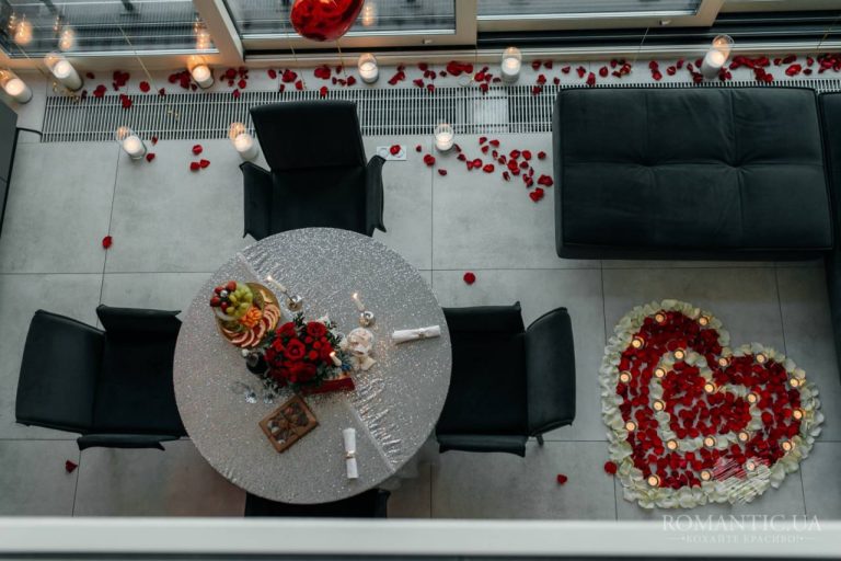 Романтична вечеря на даху у Києві romantic.ua