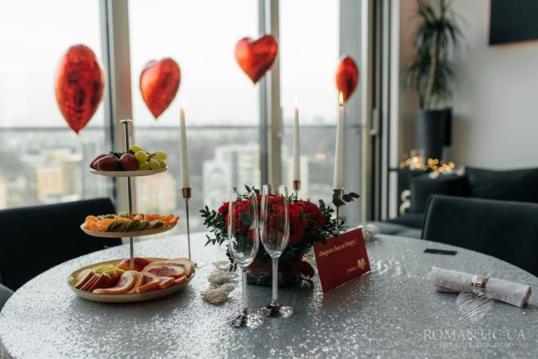 Романтична вечеря на даху у Києві romantic.ua