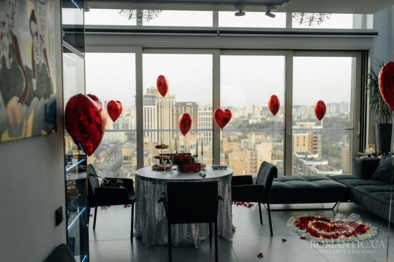 Романтична вечеря на даху у Києві romantic.ua