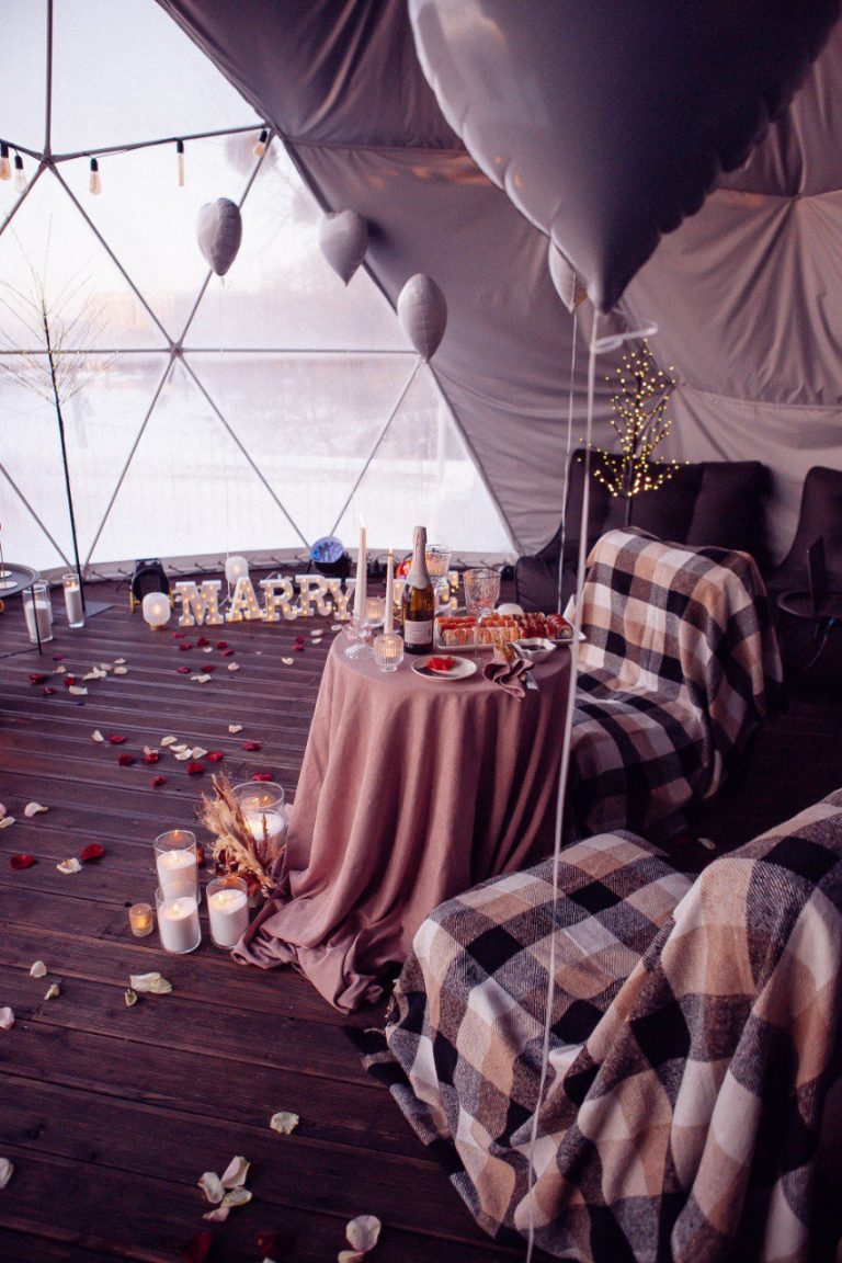 Романтична вечеря на даху у Києві romantic.ua